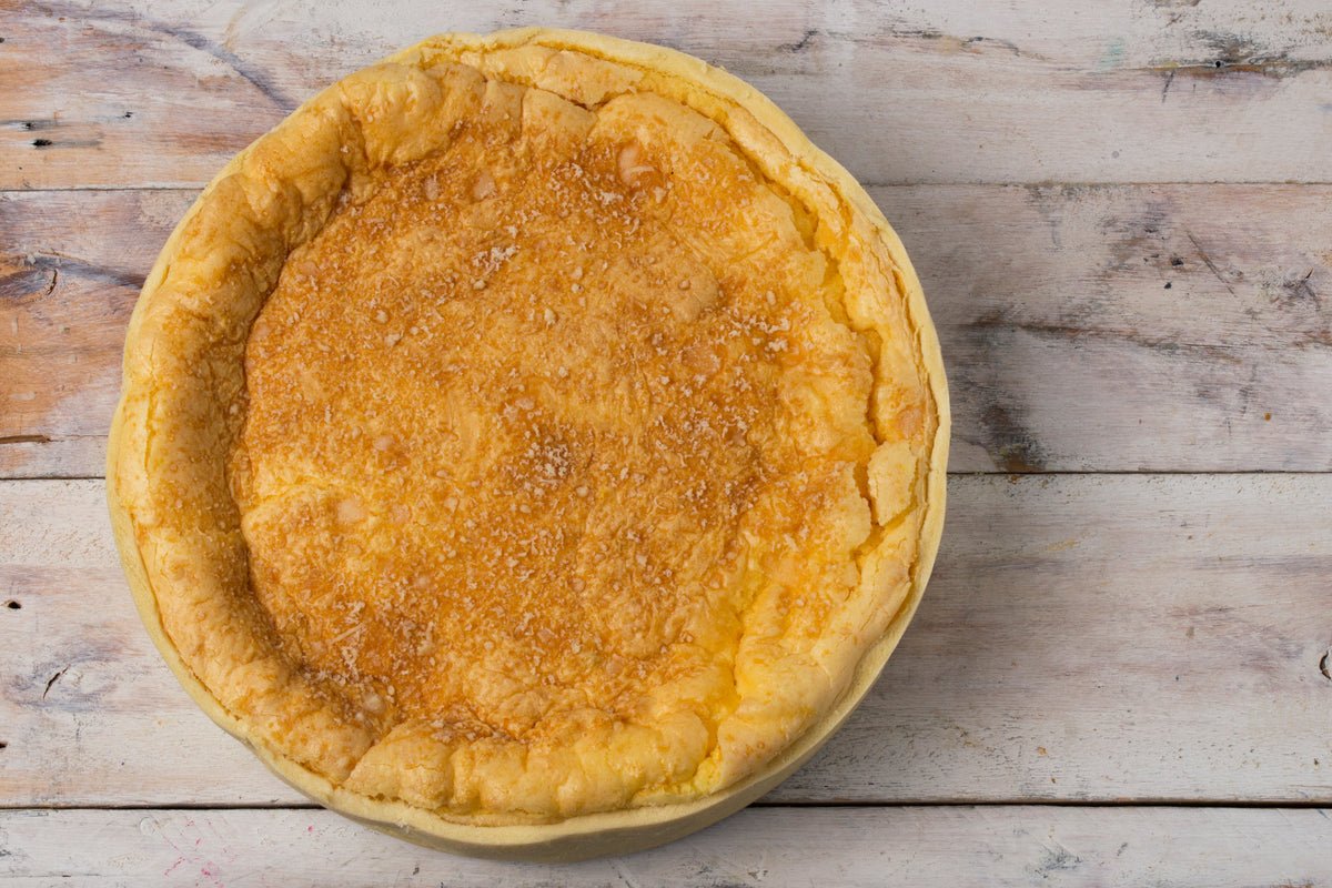 TORTA SOUFFLÉ DE QUEIJO FONTINA SEM GLÚTEN